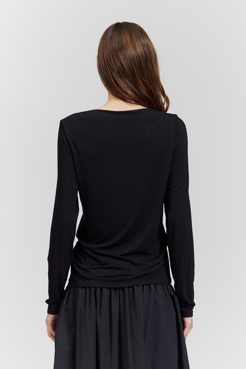 Boat Neck Modal Tee