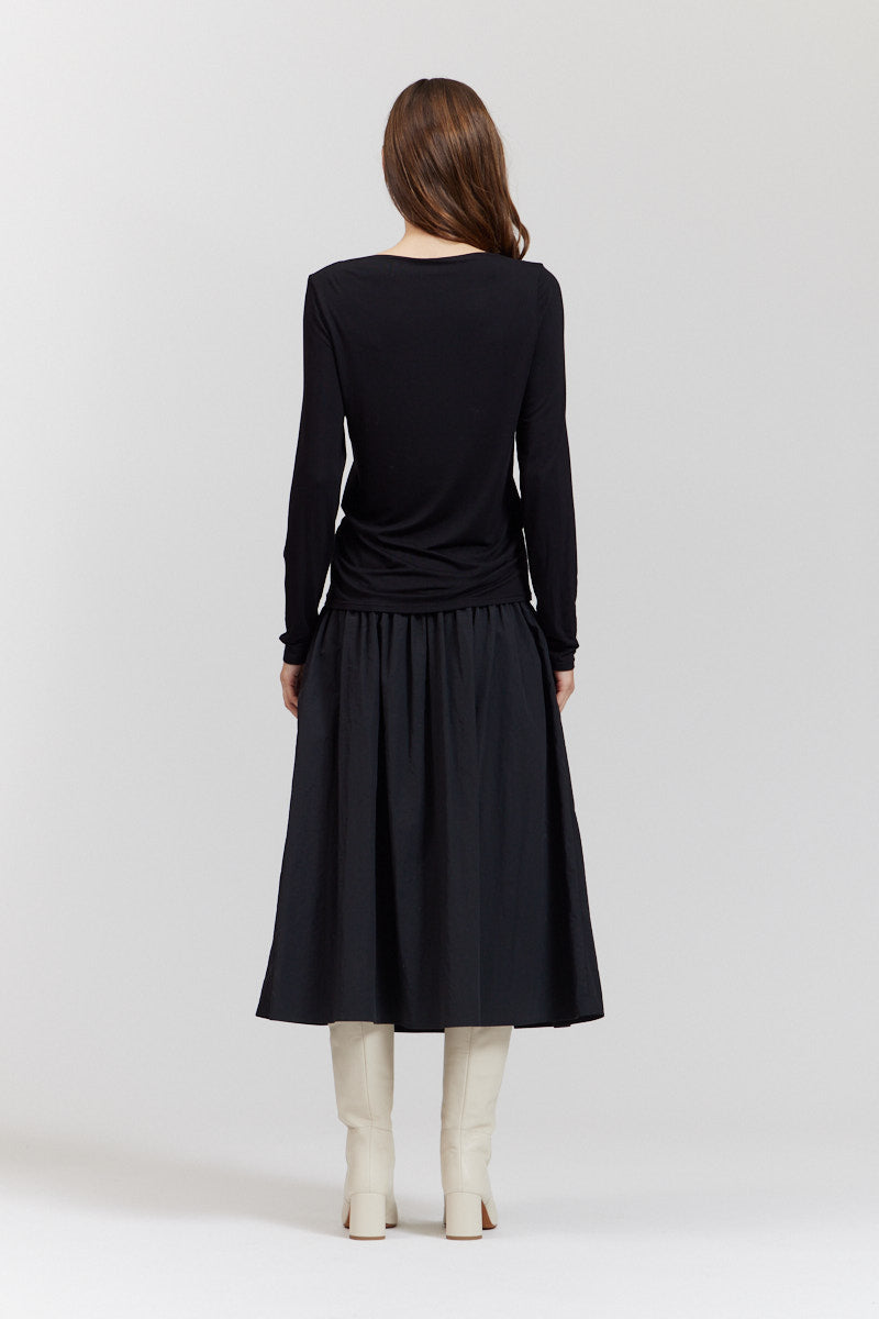 Boat Neck Modal Tee