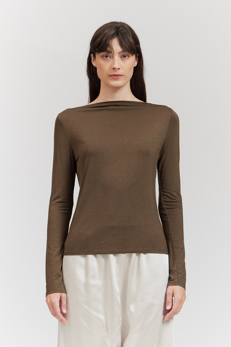 Boat Neck Modal Tee