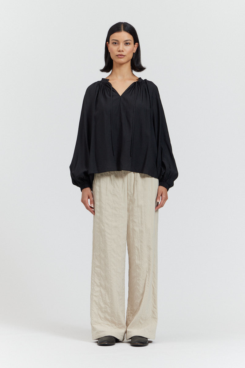 Pleated Blouse