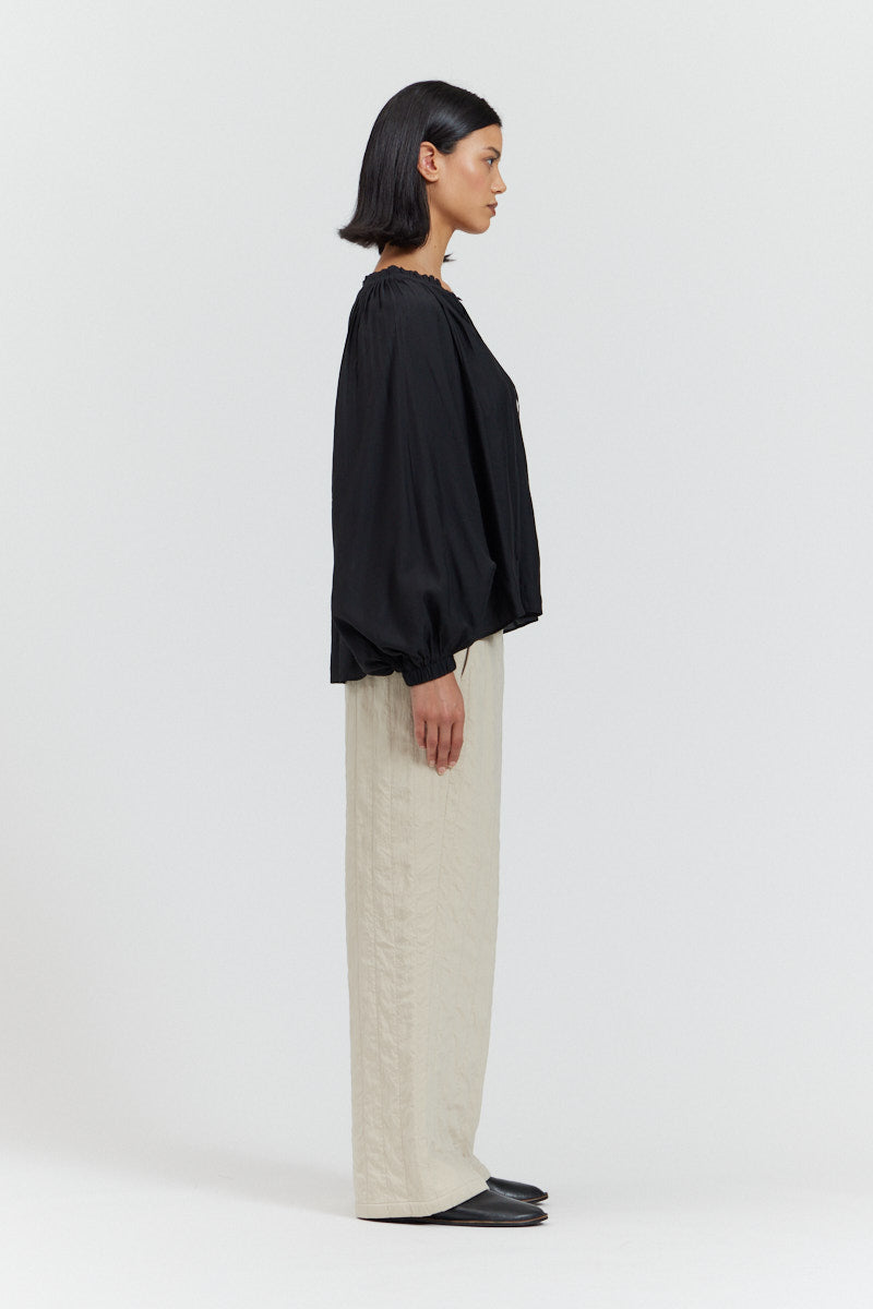 Pleated Blouse