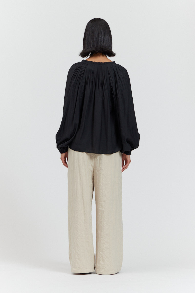 Pleated Blouse