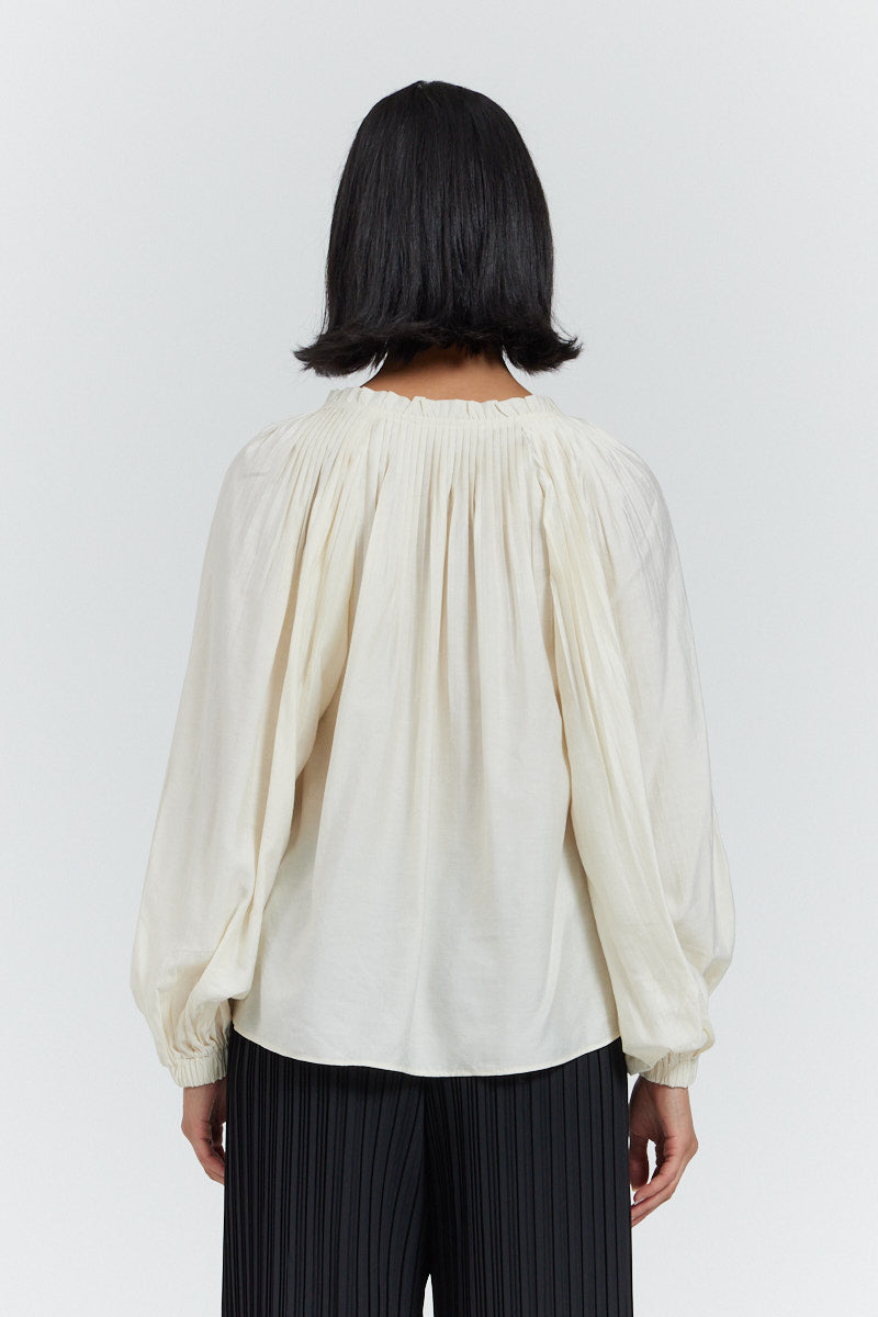 Pleated Blouse