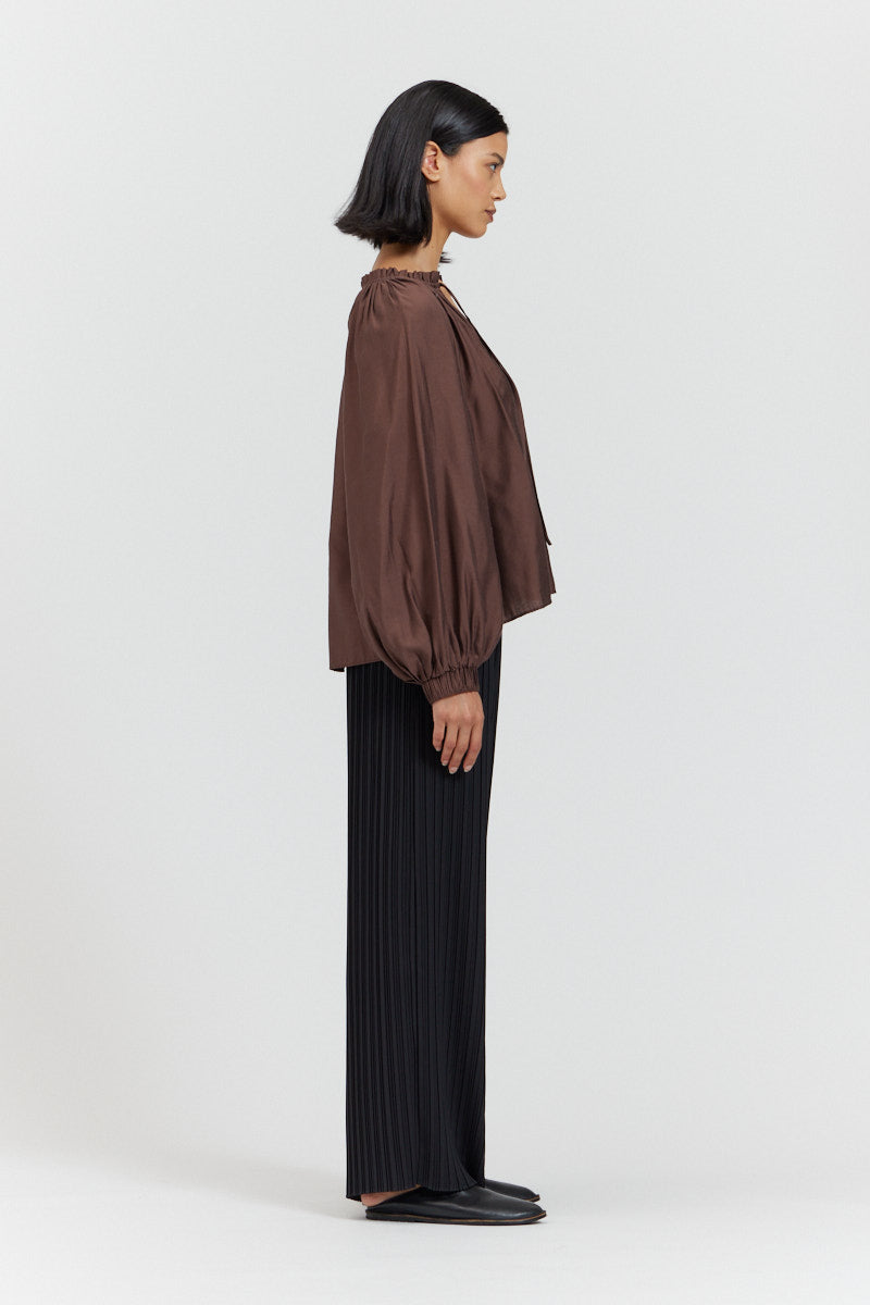 Pleated Blouse