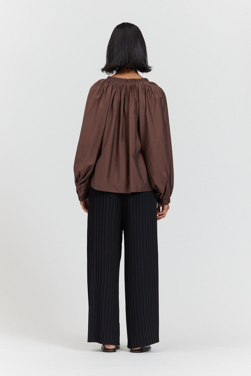 Pleated Blouse