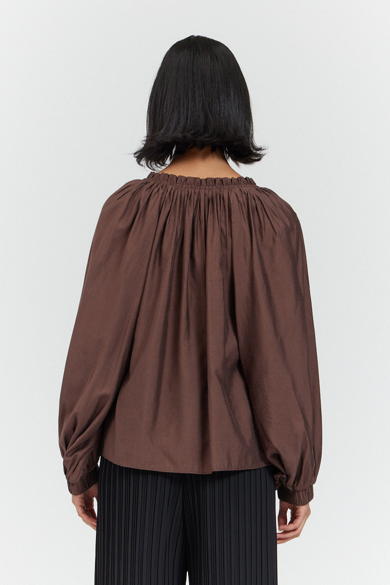 Pleated Blouse