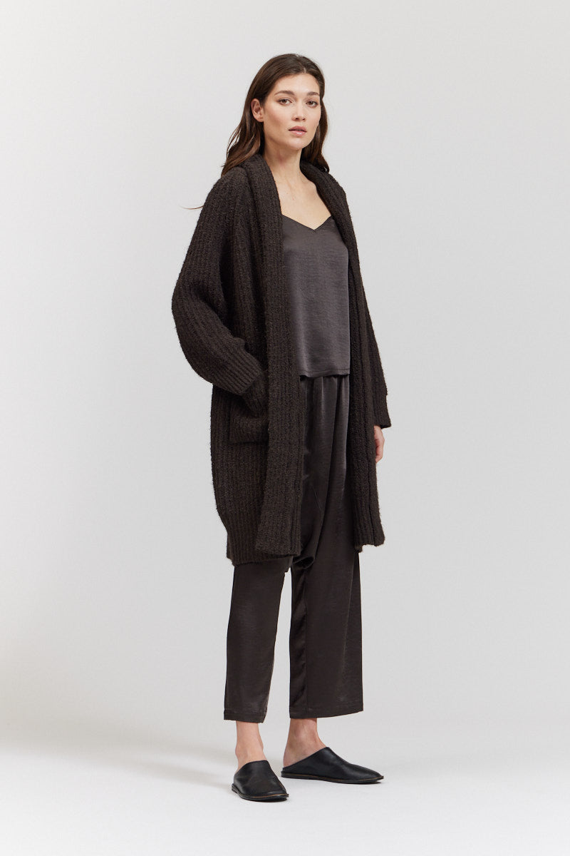 Long Shawl Collar Cardigan