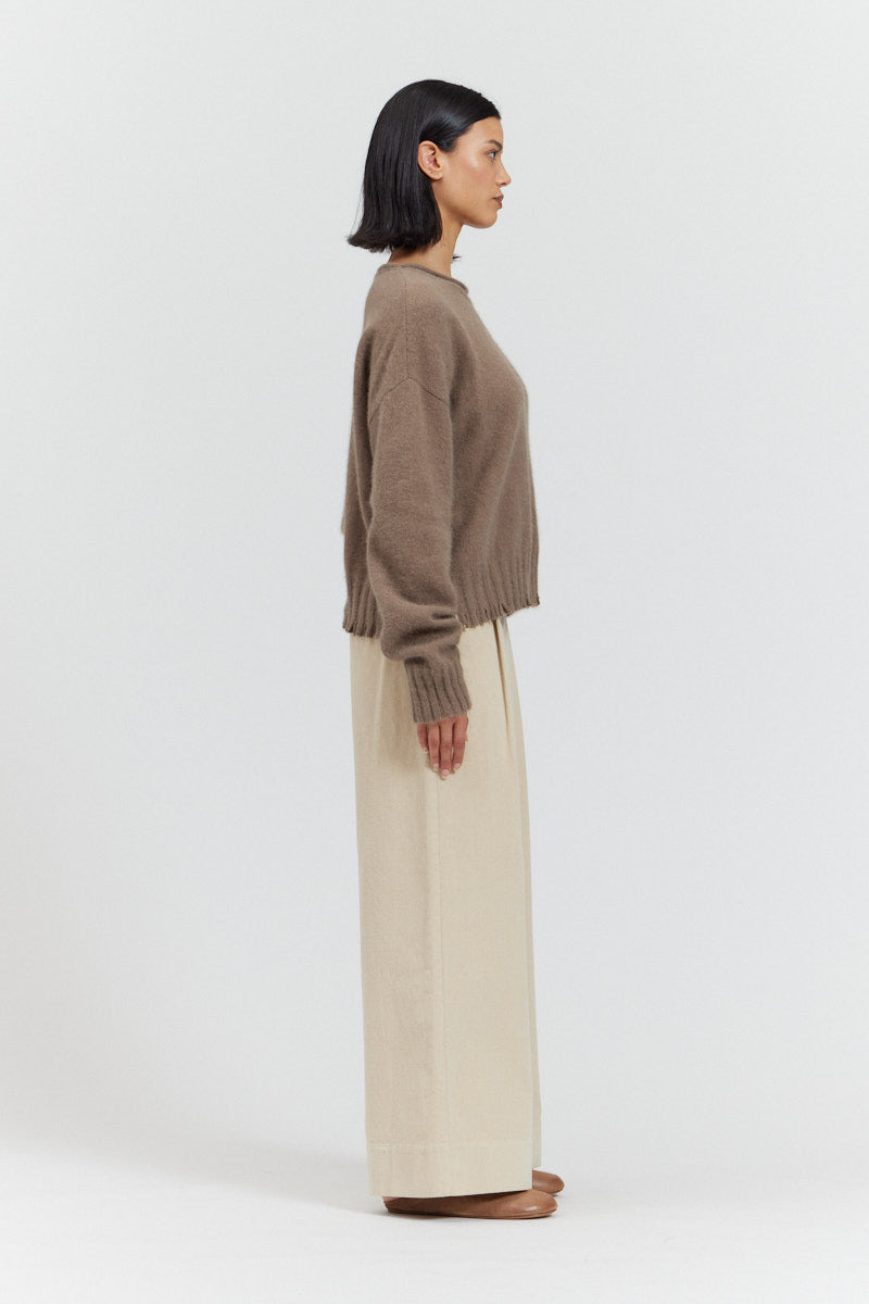 Distress Hem Sweater