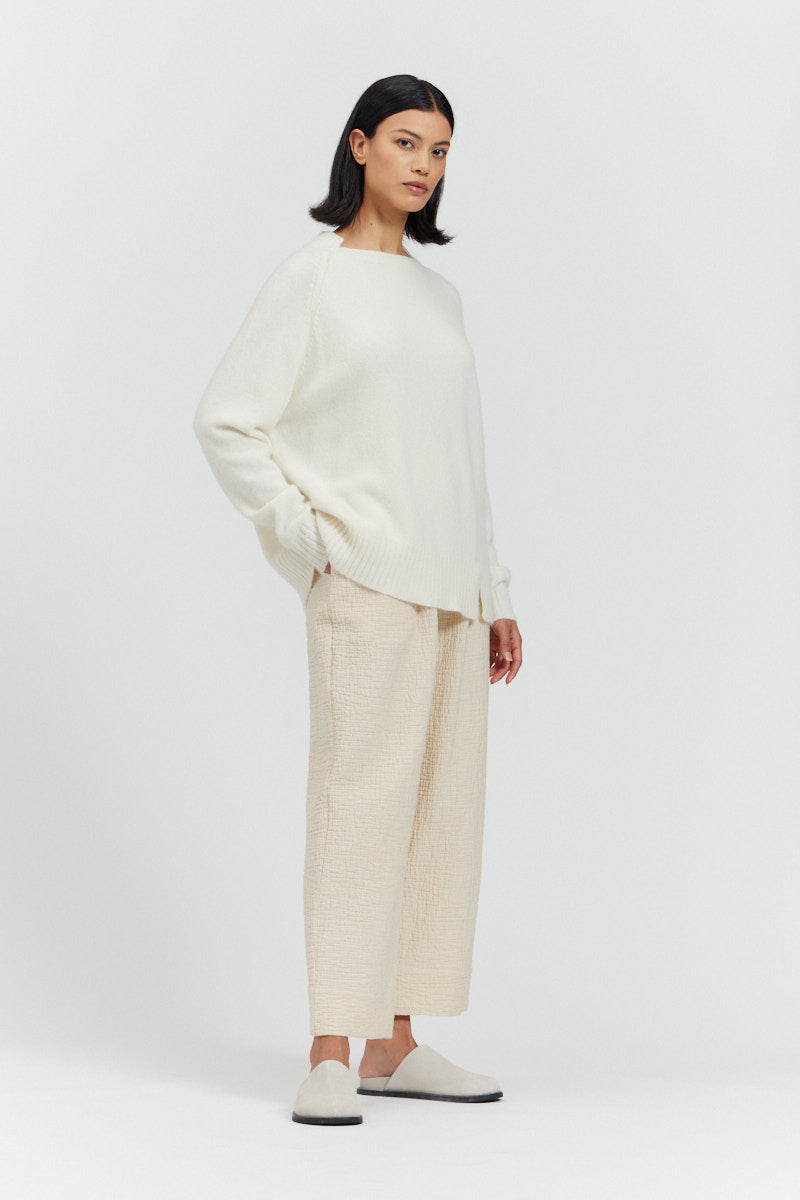 Side Slit Long Sweater