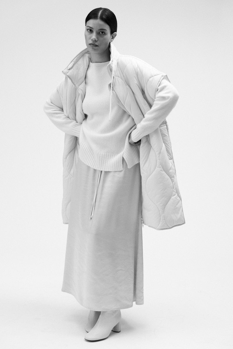 Side Slit Long Sweater