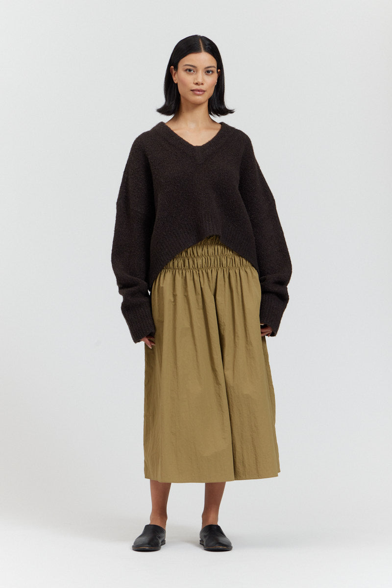Crop Fuzzy Sweater