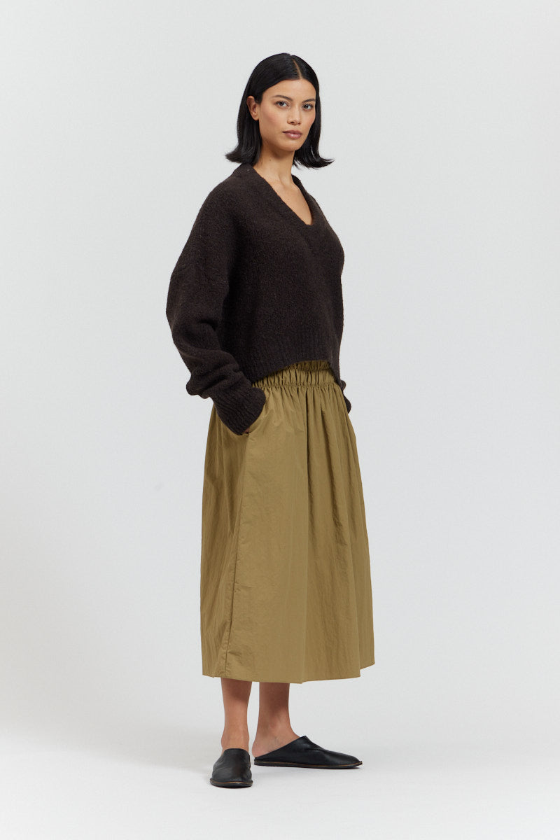 Crop Fuzzy Sweater