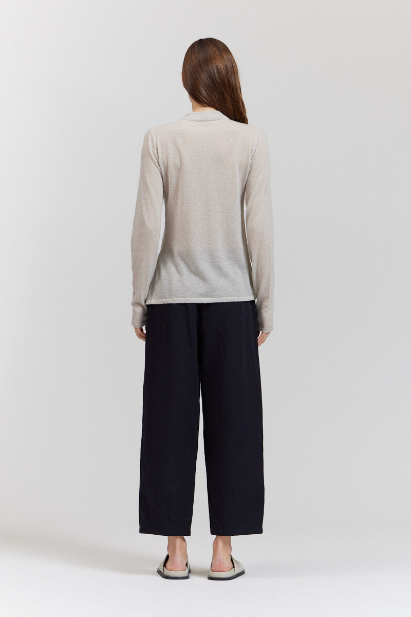 Side Slit Detail Knit Top