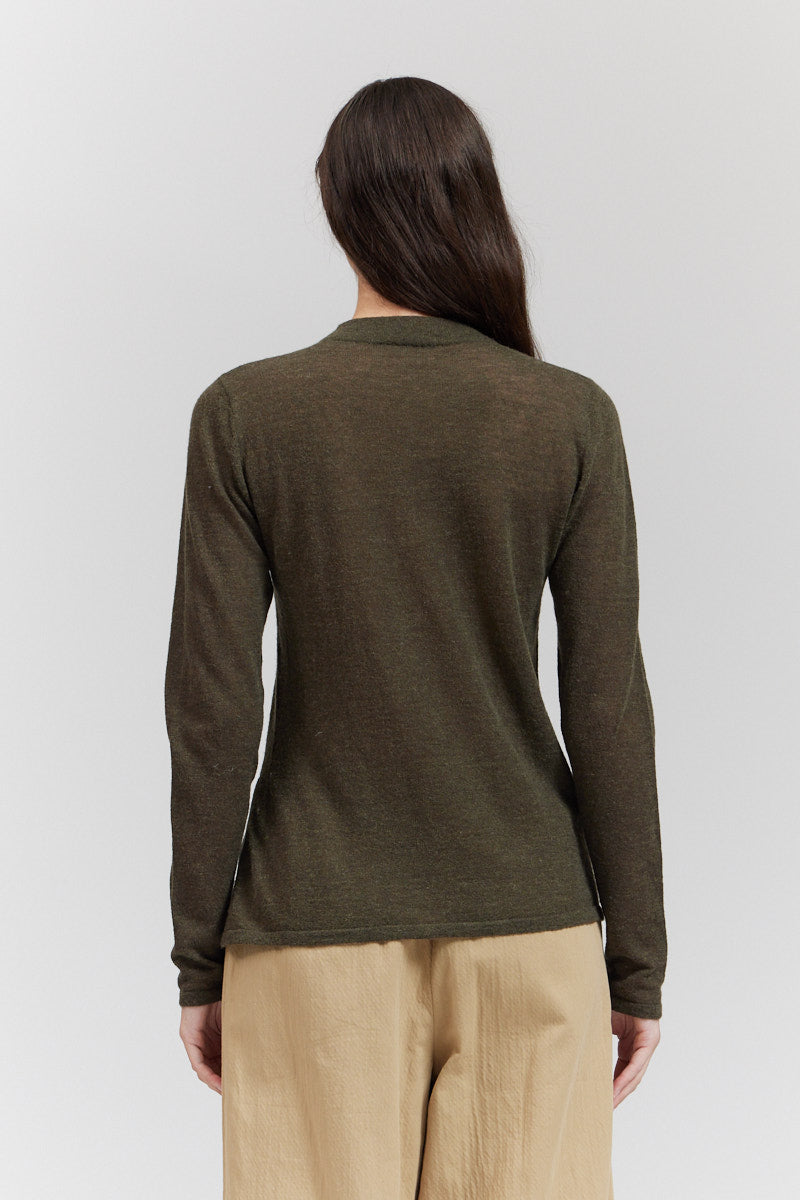 Side Slit Detail Knit Top