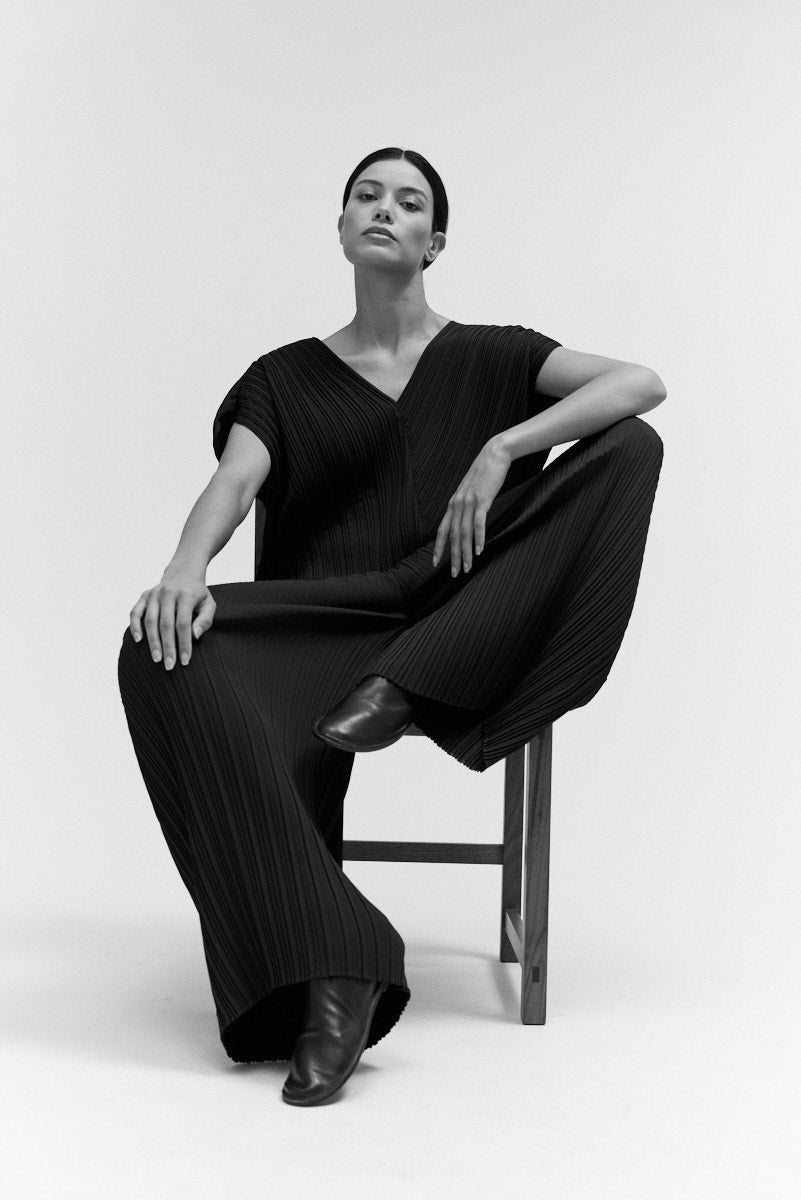 Pleated Pants