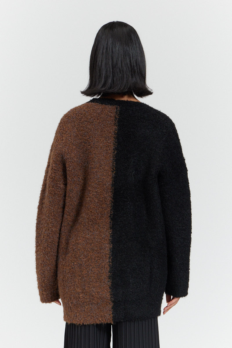 Half And Half Cardigan