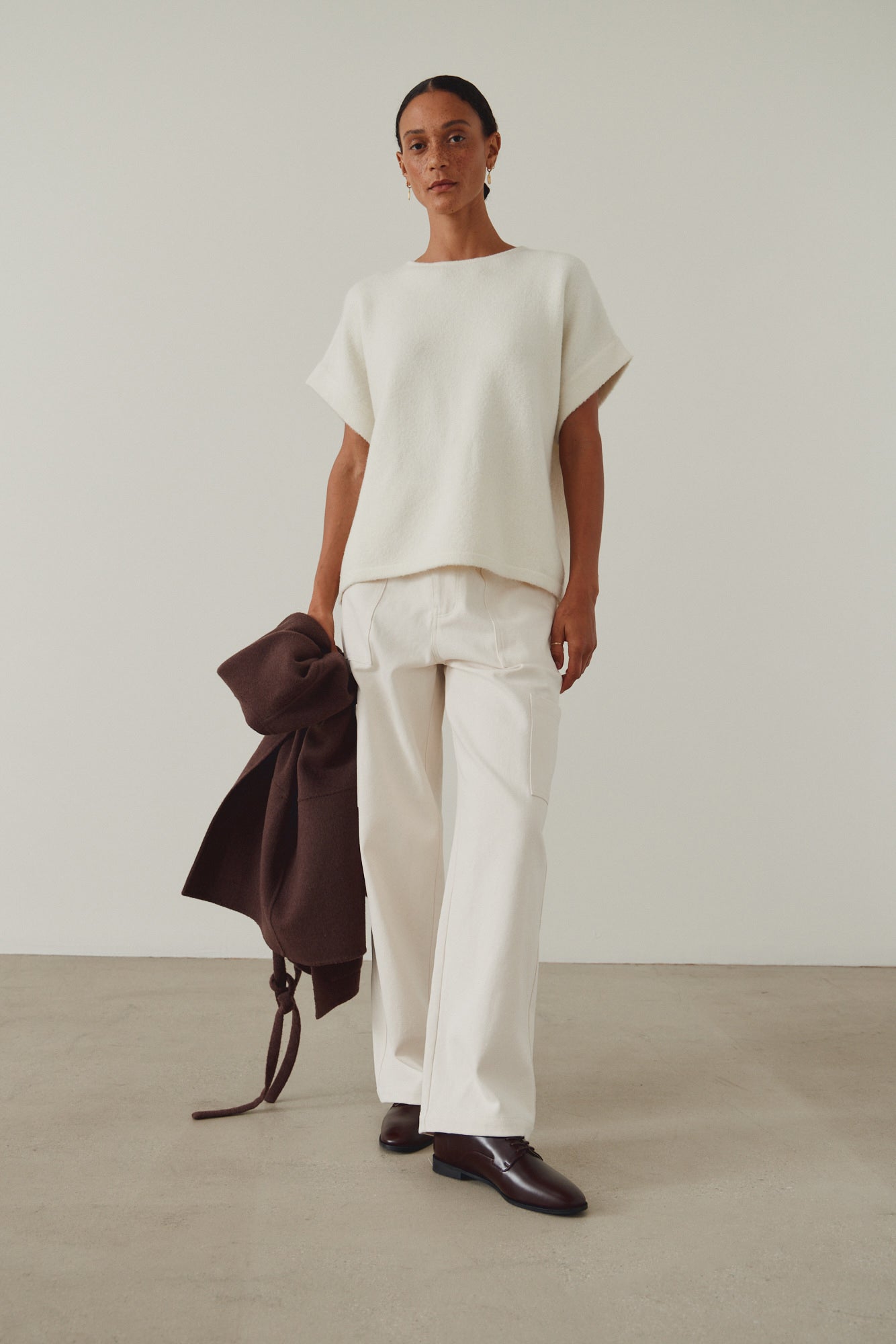 Short Sleeves Sweater Top