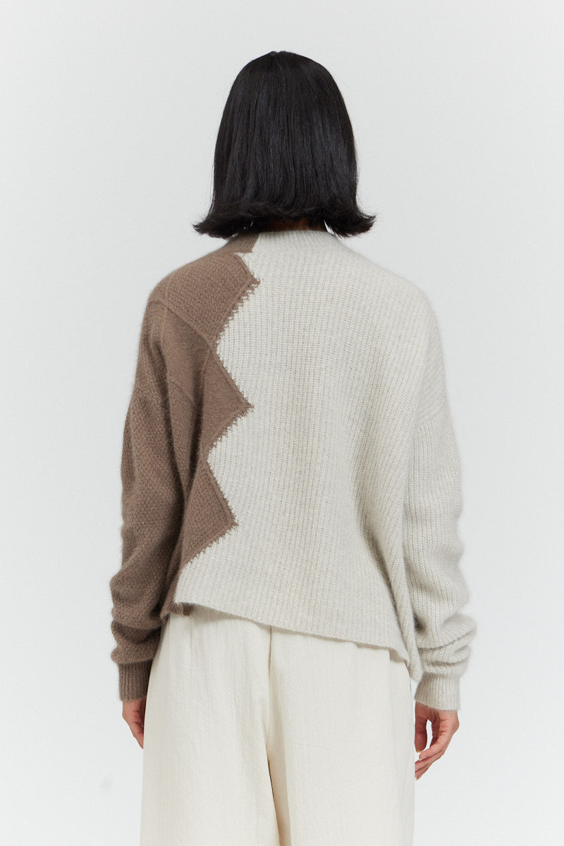 Cable Block Sweater