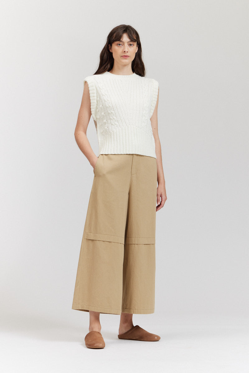 Cable Knit Vest