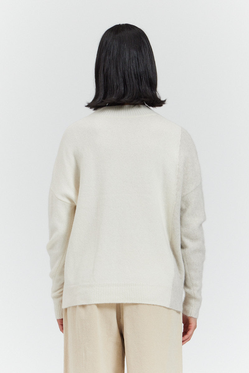 Color Block Pullover Sweater