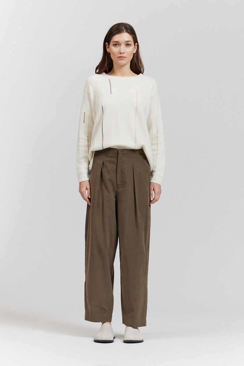 Vertical Multi Stripe Sweater