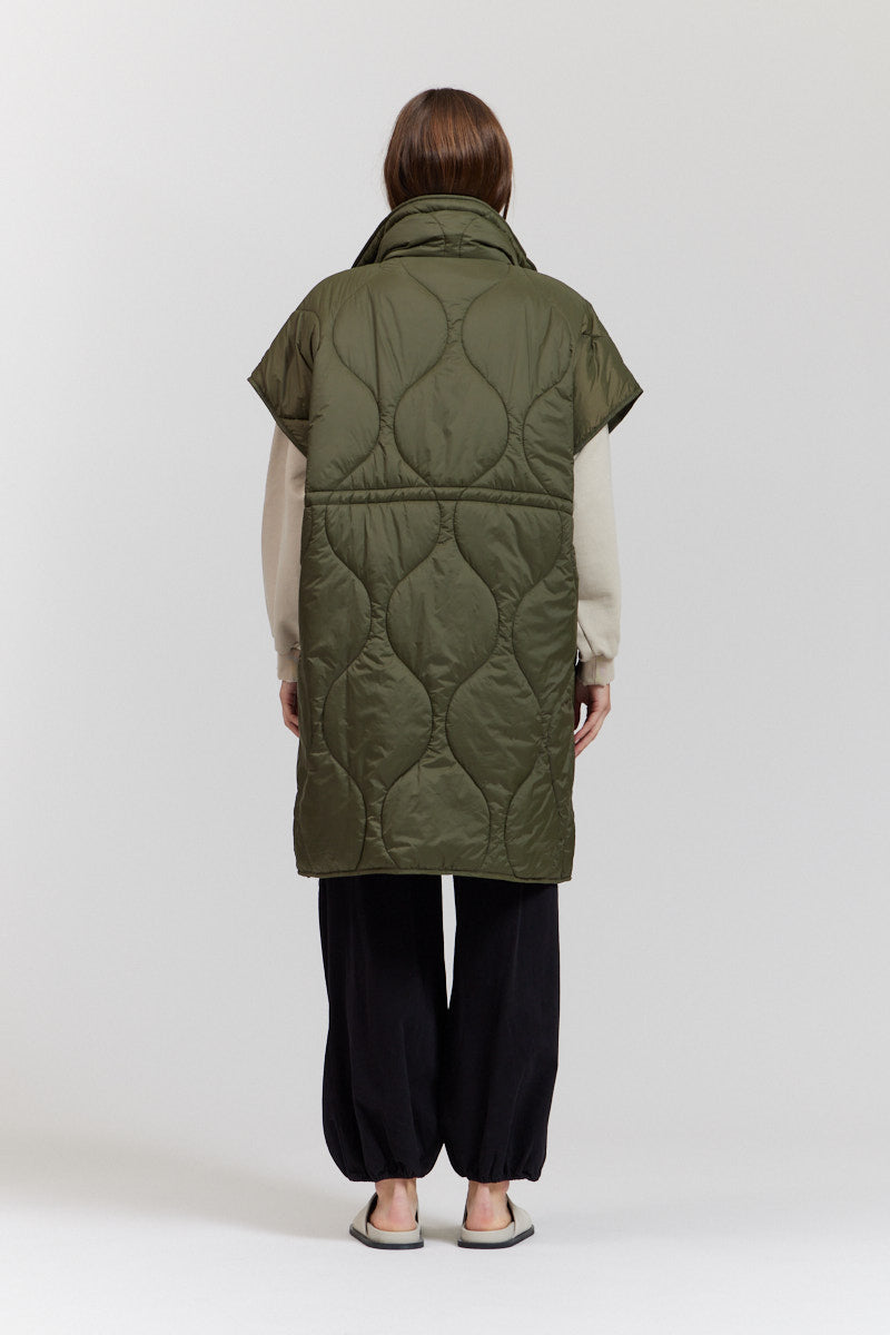 Long Quilted Vest