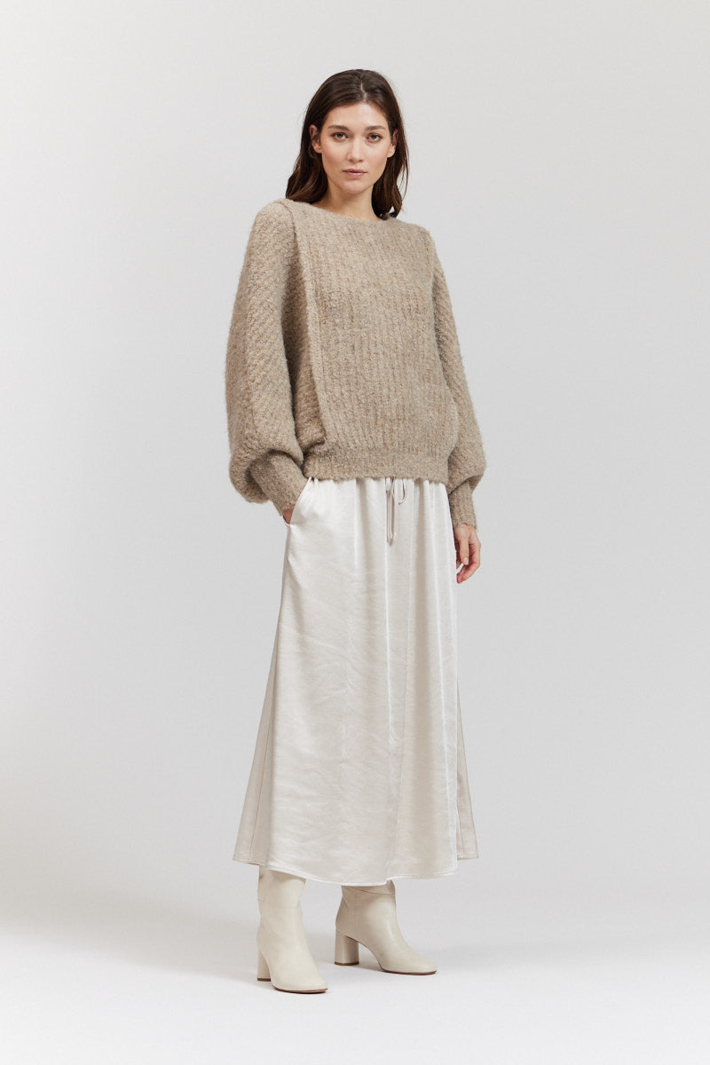 Rib Batwing Sweater