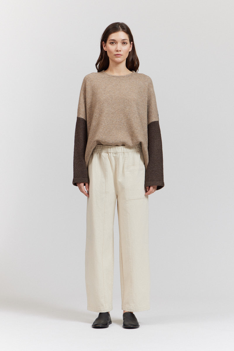 Mismatch Pocket Denim Pants