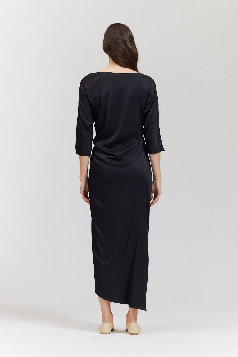 Gathered Sheath Dress