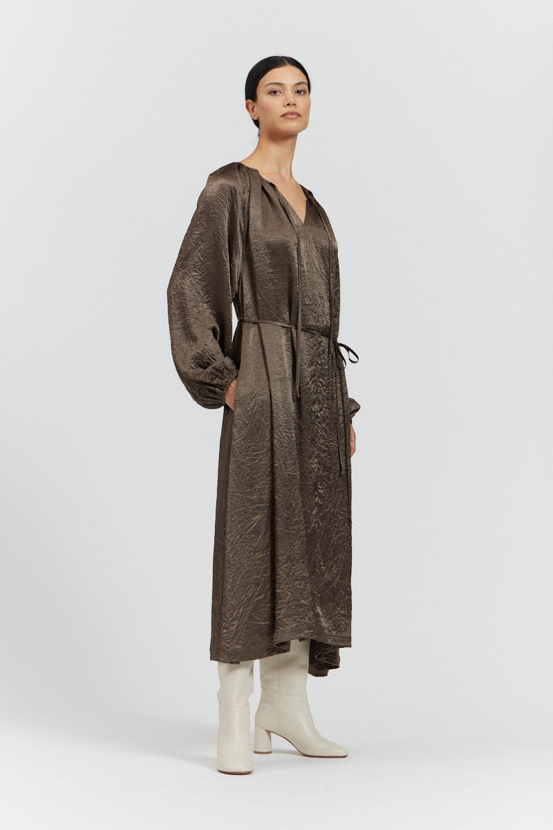 Poppy Fabric Midi Dress