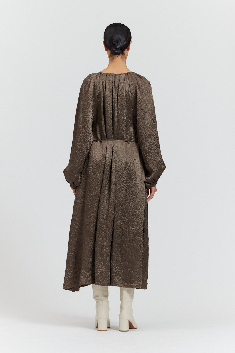 Poppy Fabric Midi Dress