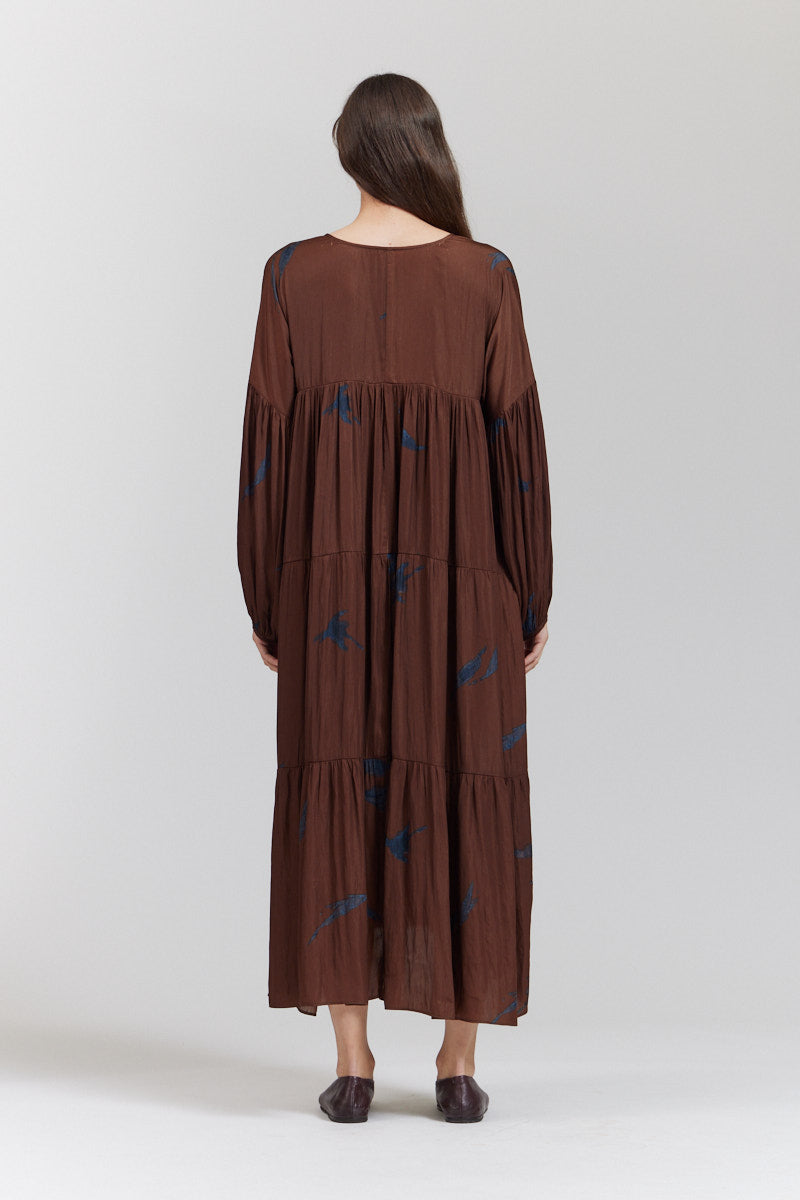 Printed Tiered Maxi Dress