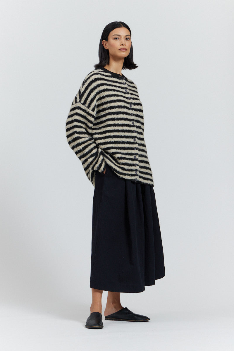 Texture Stripe Cardigan