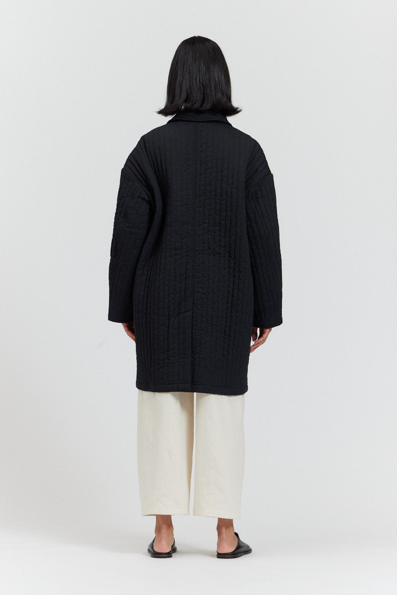 Quilted Long Coat