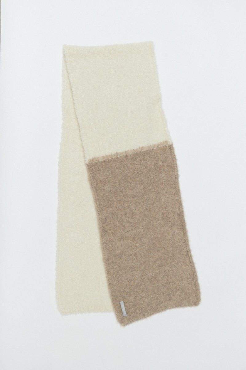 Color Block Sweater Scarf