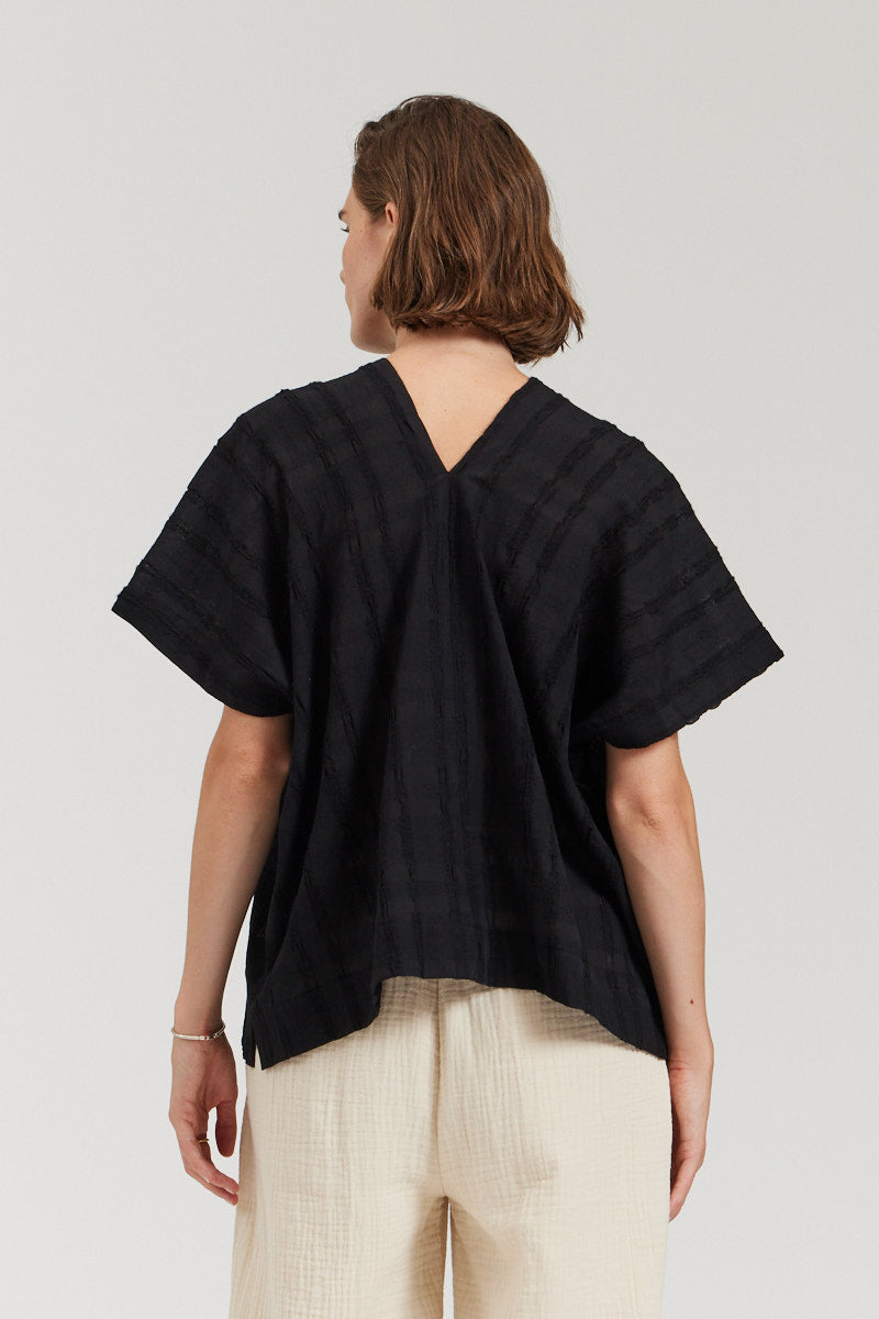 Boxy Textured Blouse