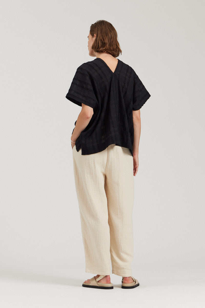 Boxy Textured Blouse