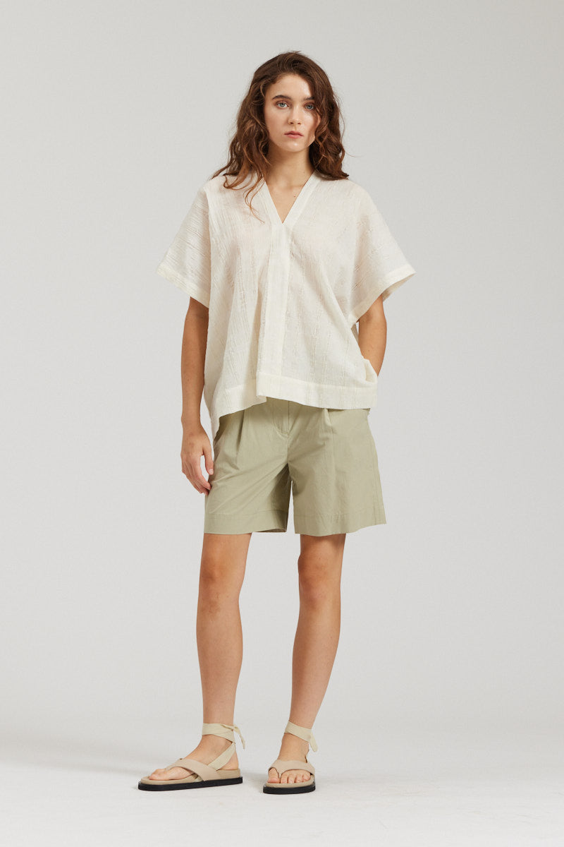 Boxy Textured Blouse