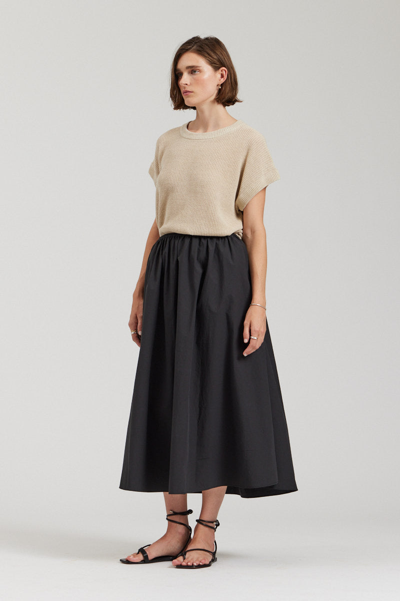 Cotton Poplin Skirt