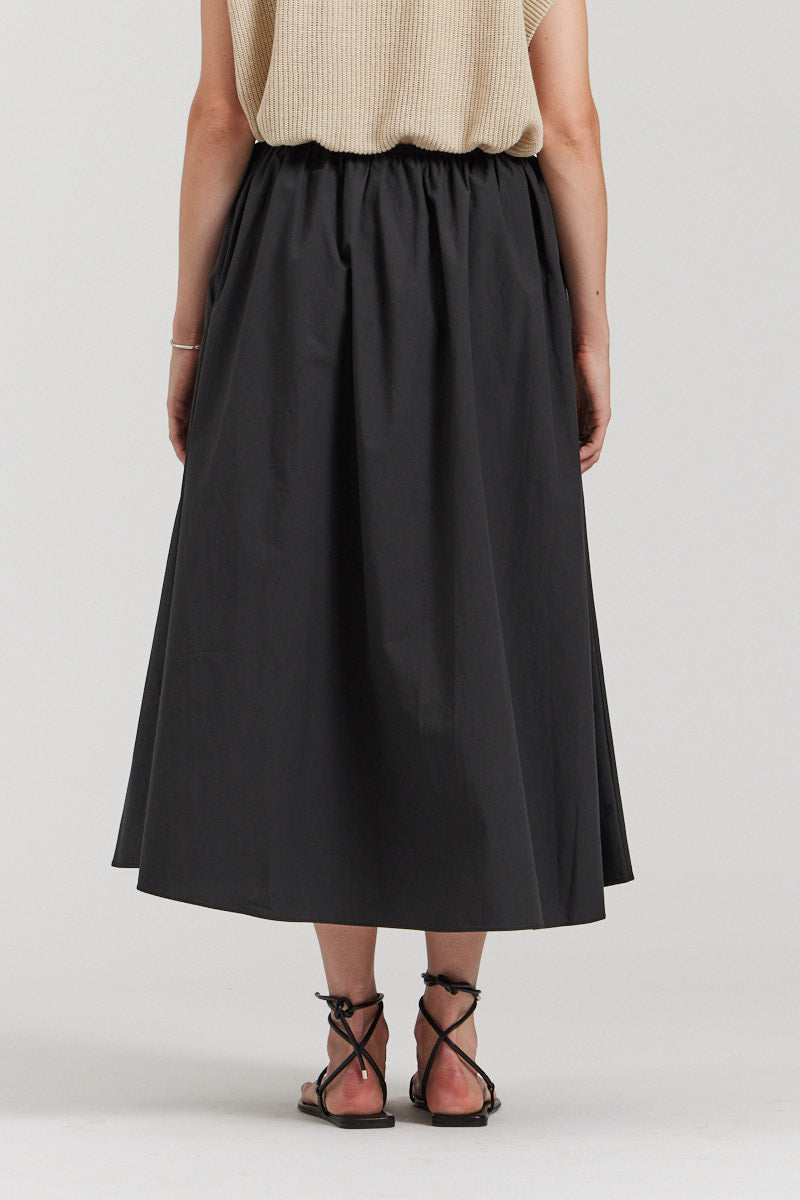 Cotton Poplin Skirt