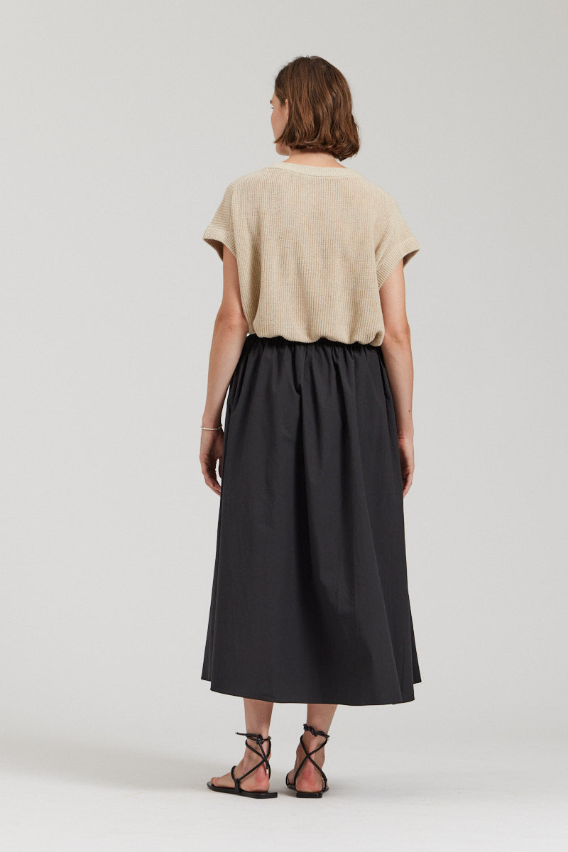 Cotton Poplin Skirt