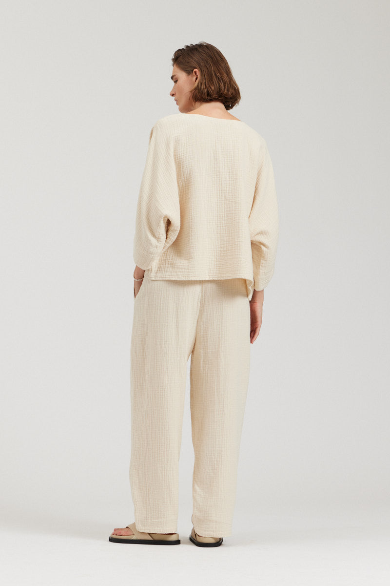 Cotton Gauze Pants