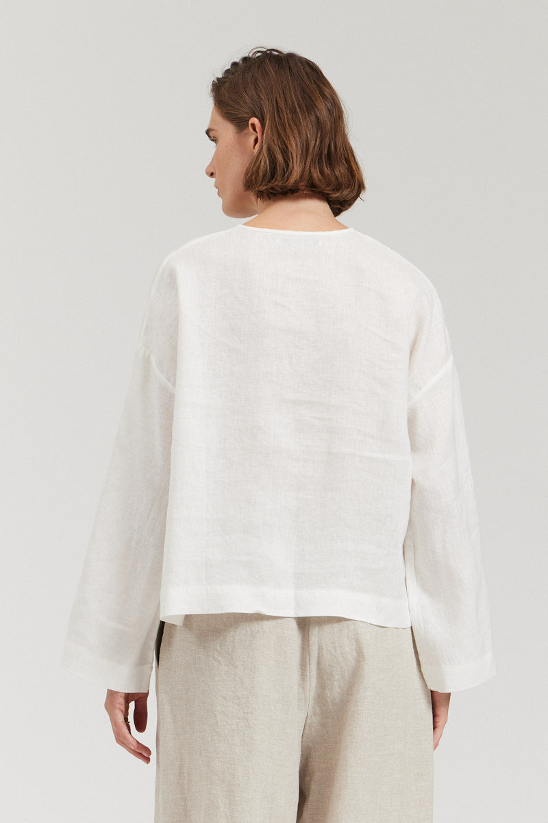 Loose Linen Blouse