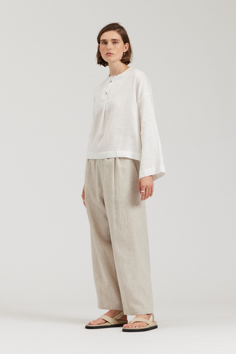 Loose Linen Blouse