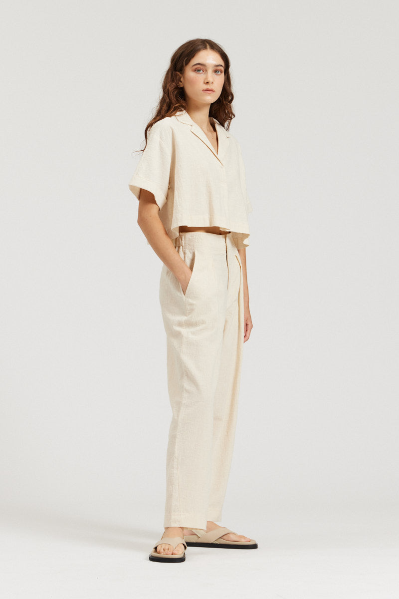 Cotton Linen Trouser