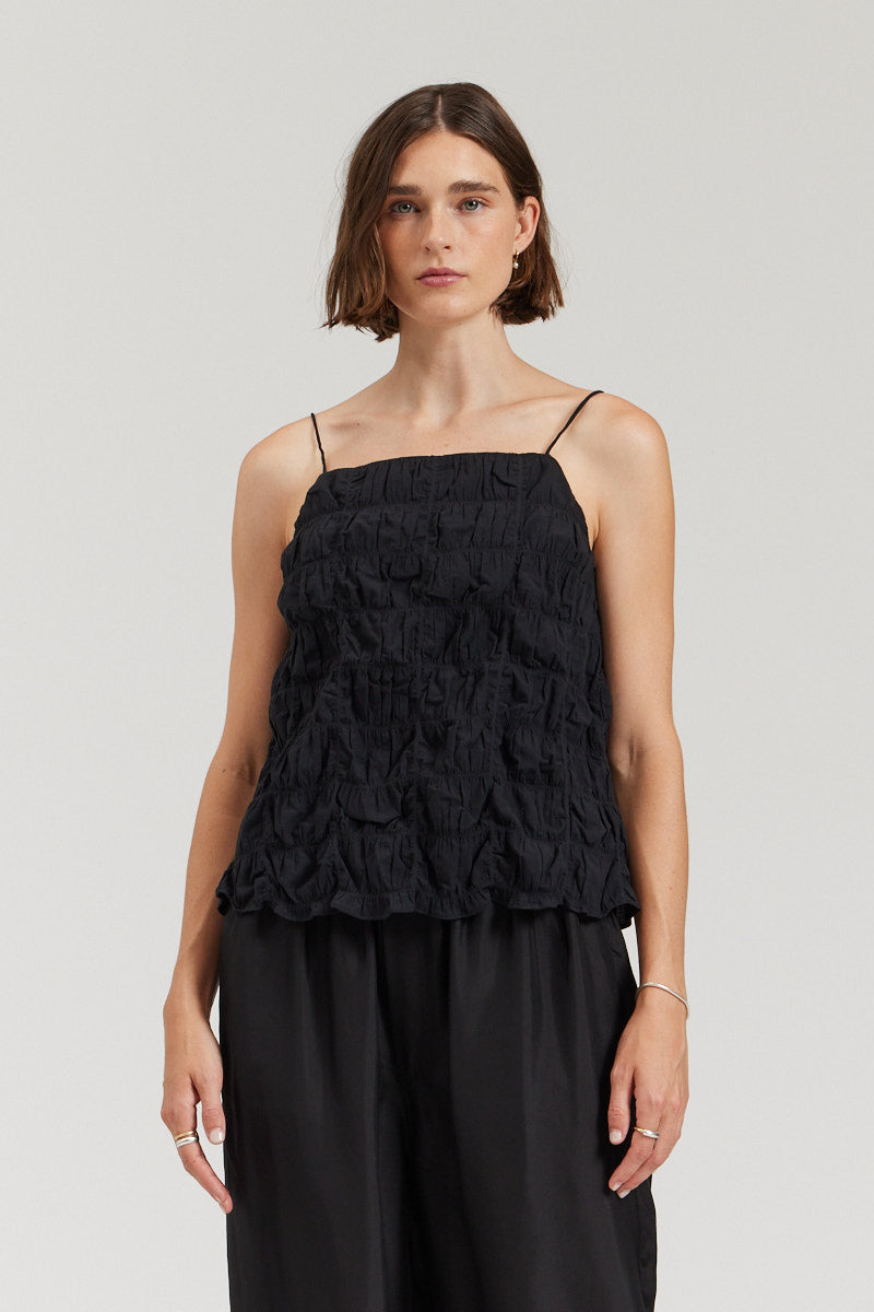 Textured Cotton Tank