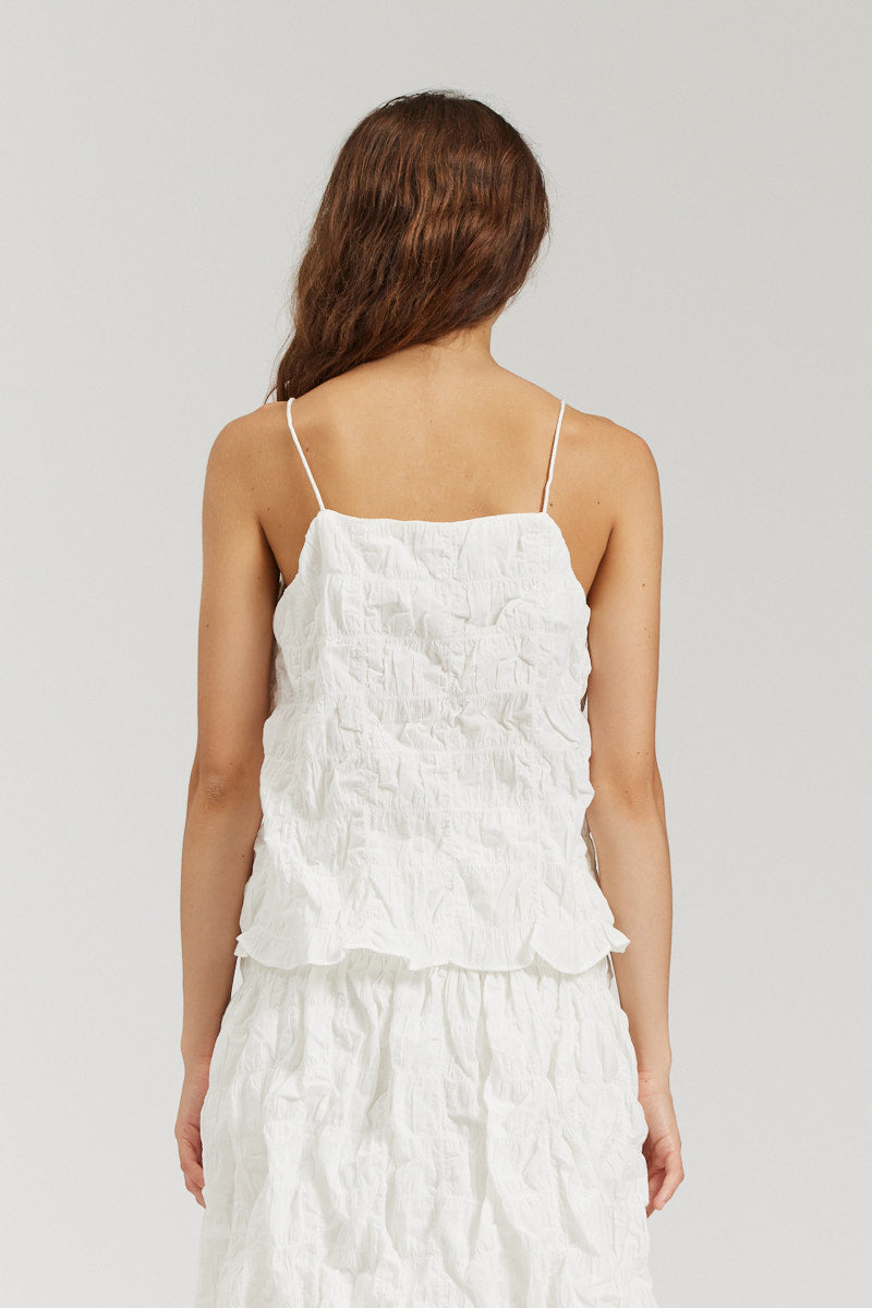Textured Cotton Tank
