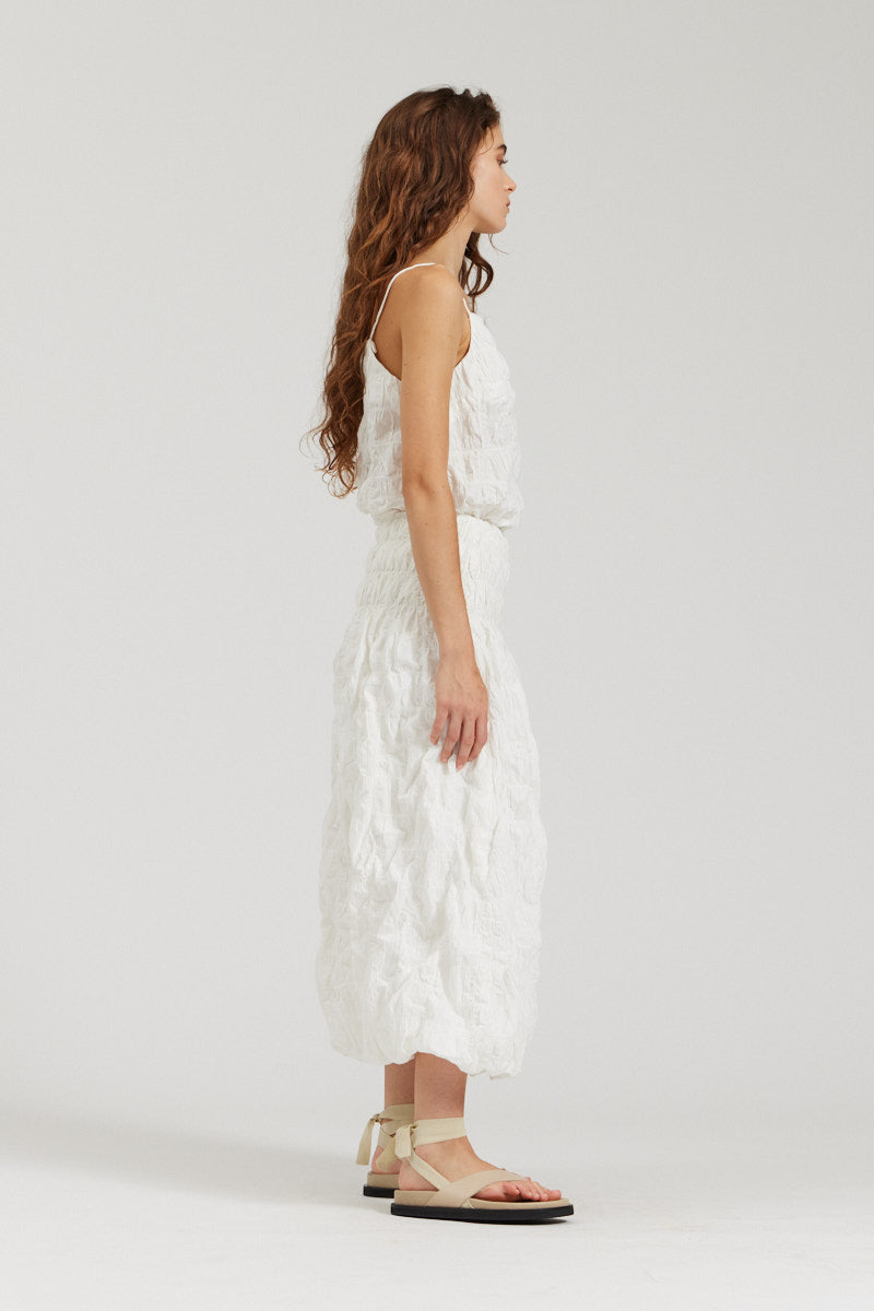 Textured Cotton Skirt