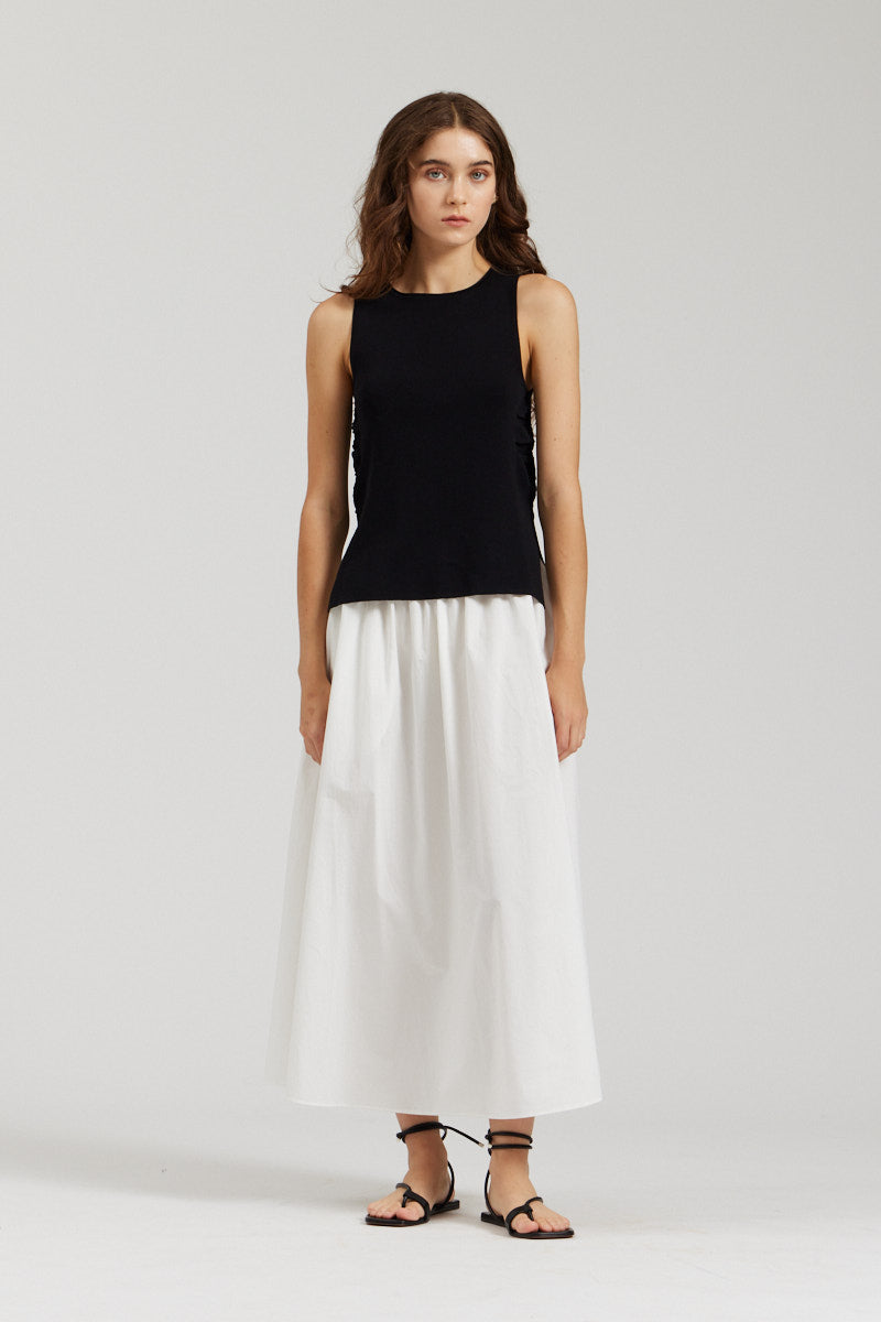 Cotton Poplin Skirt