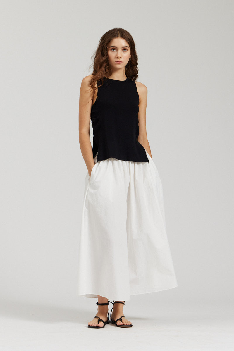 Cotton Poplin Skirt